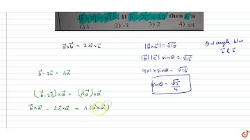 Let  `bar a,bar b,bar c` be three vectors satistying `bar axx bar b =2bar a xx bar c,|bar a|=|b...