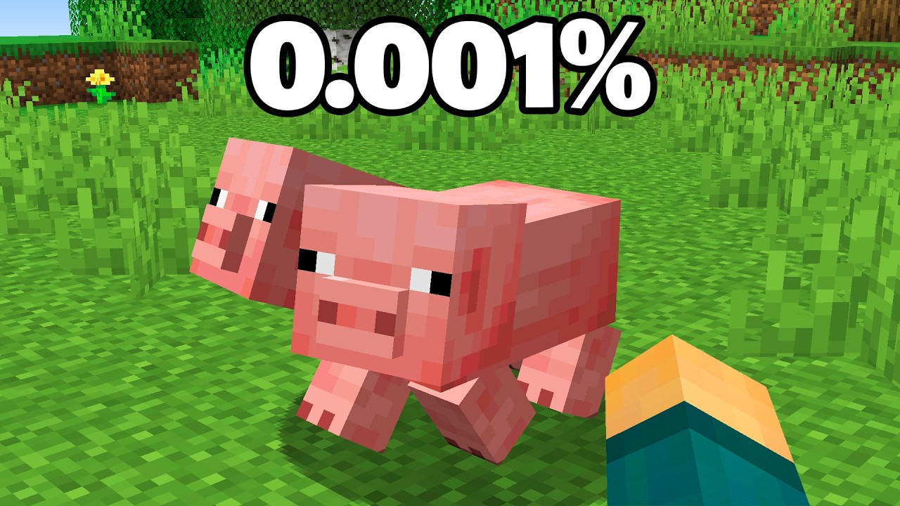 Encontrei Mobs mais RAROS do Minecraft