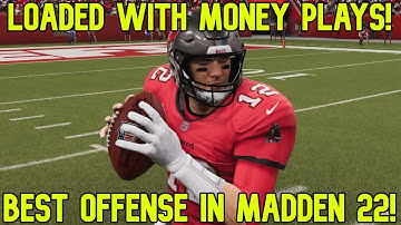 BEST OFFENSE IN MADDEN NFL 22! Loaded with Money Plays! How To Download My FREE Custom Playbook Tips
