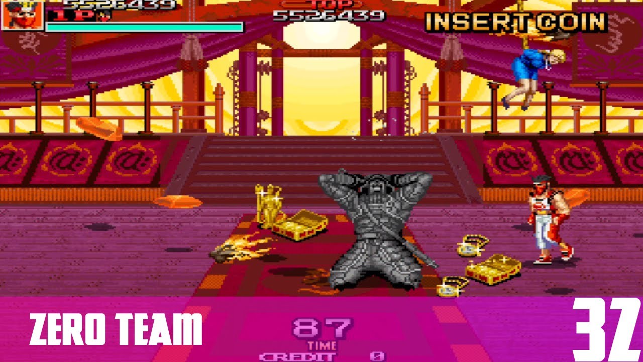 ZERO TEAM BEAT EM UP ARCADE LONGPLAY [SEIBU]