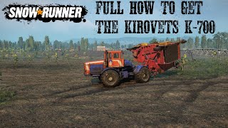 Full How To Get The New Kirovets K-700 Tractor/Truck For Farming Or Logging Phase 8 Update/DLC screenshot 4