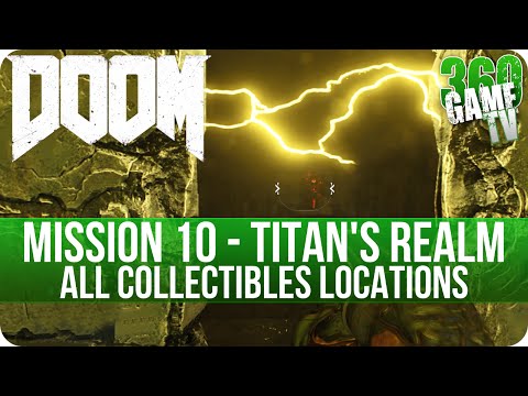 Doom Mission 10 All Collectibles (Secrets, Collectibles, Data Logs, Runes, Elite Guards, Drones)