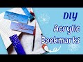 3 Easy DIY Bookmarks Using Acrylic Colors | Acrylic Bookmark Painting