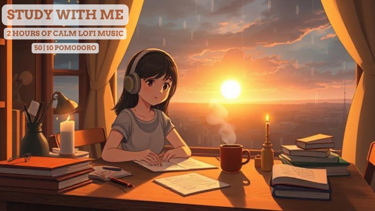 Youtube Study π§ 2-Hour Study With Me | Soft LoFi Beats for Deep Focus & Calm Study ...