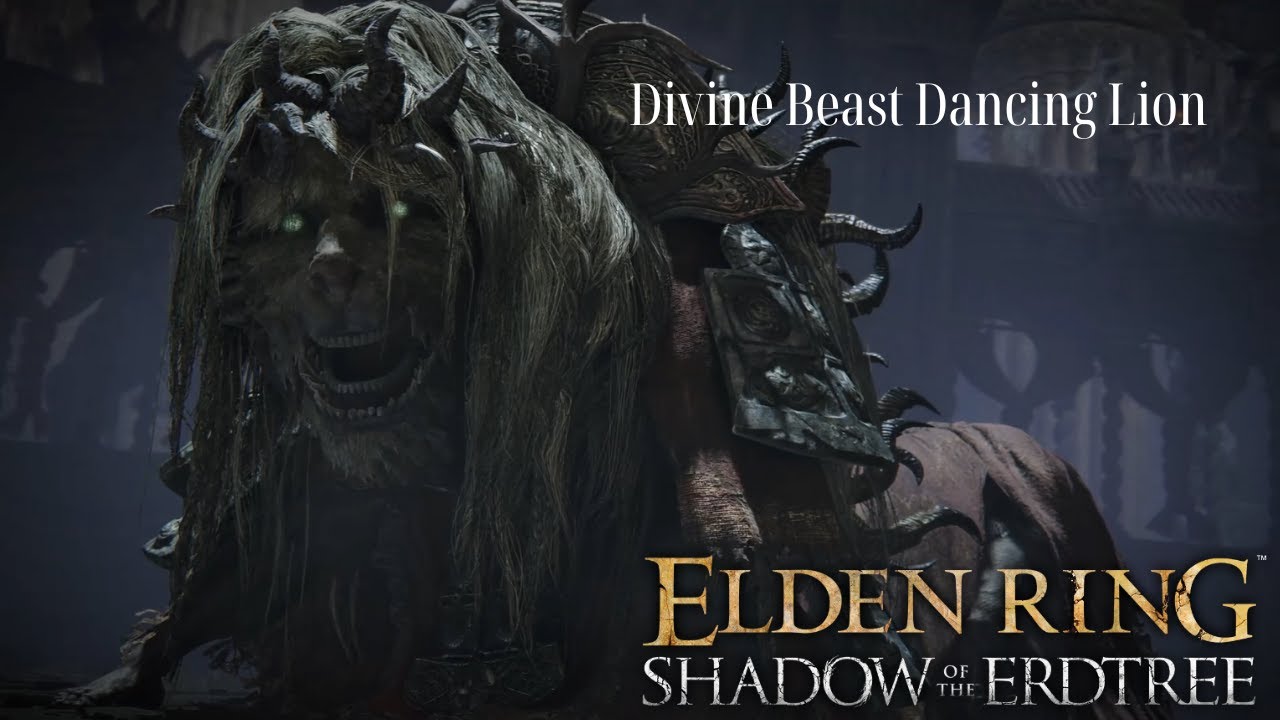 Elden Ring DLC Divine Beast Dancing Lion Boss YouTube