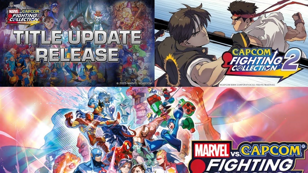 Capcom Fighting Collection 2 - Physical Comic Book Trailer + MvC: Fighting Game Collection Update!!