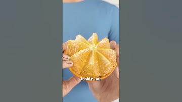 The Easiest Way To Eat An Orange 😮