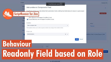 ScriptRunner for Jira - Behaviour readonly field based on Role