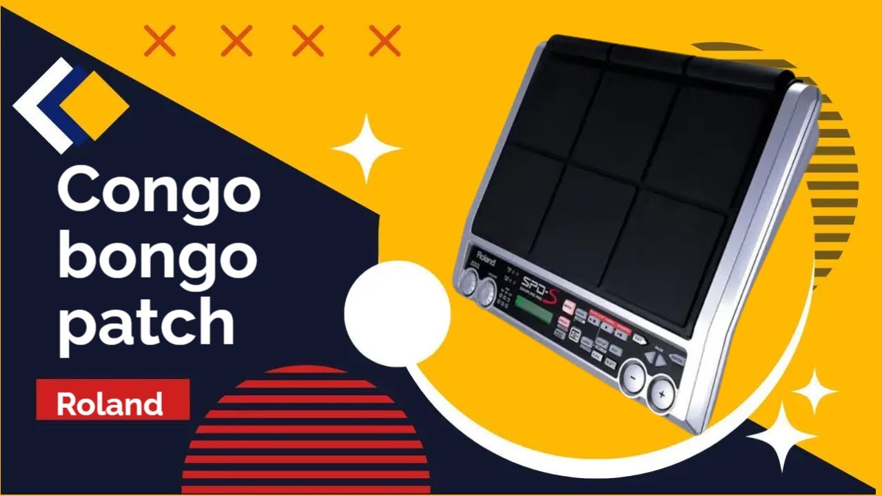 Roland SPD S Congo bongo patch || Devanand Priyadarshi || makemysound.in