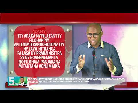 FANDAHARANA ZANY N MALAZA N°309 ALATSINAINY 11 SEPTAMBRA 2023