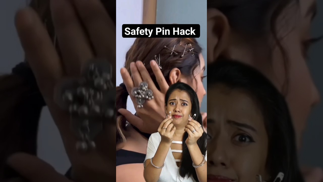 Safety Pin Hack 🤯✨ 