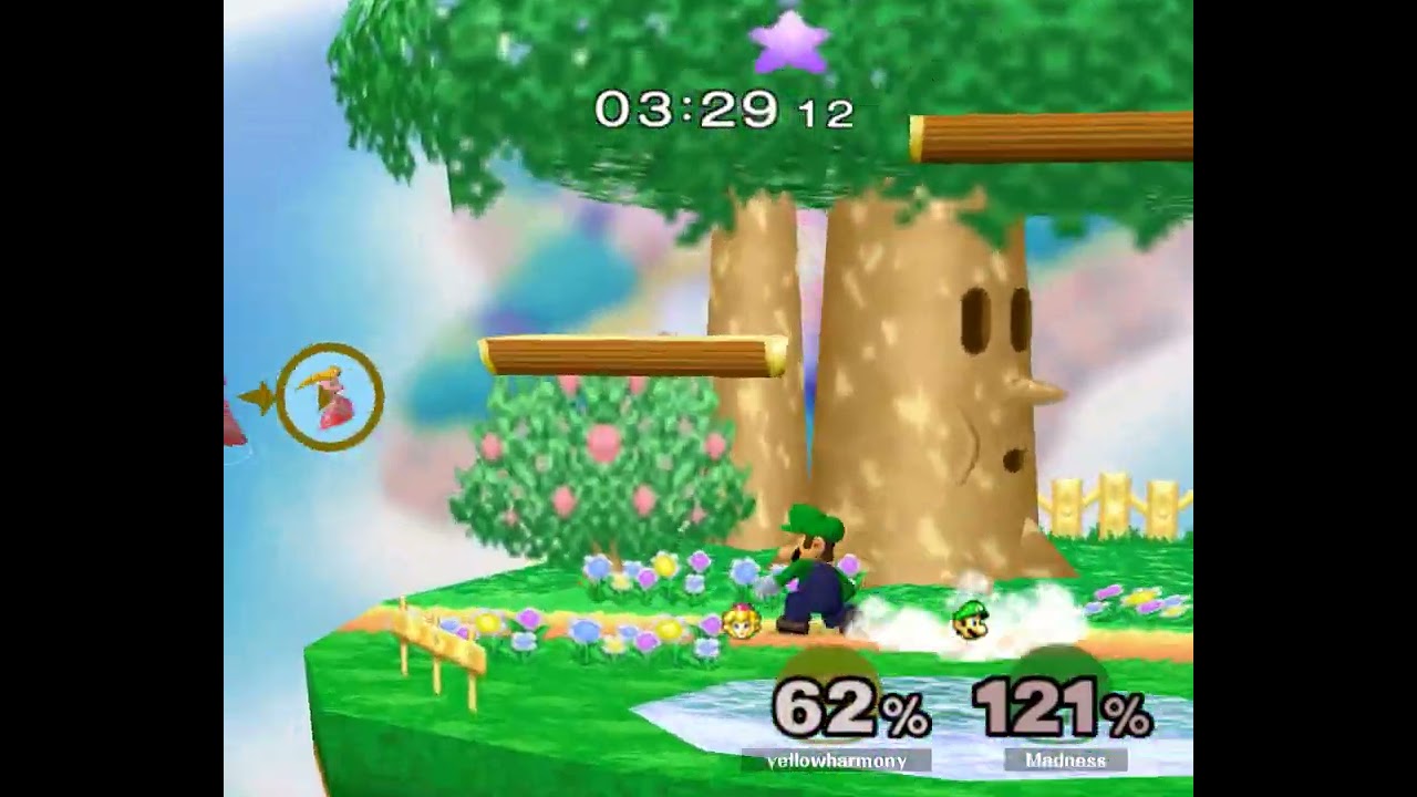 Madness ⟮Luigi⟯ vs yellowharmony ⟮Peach⟯ WR2 - Free Luigi - Offstream Match