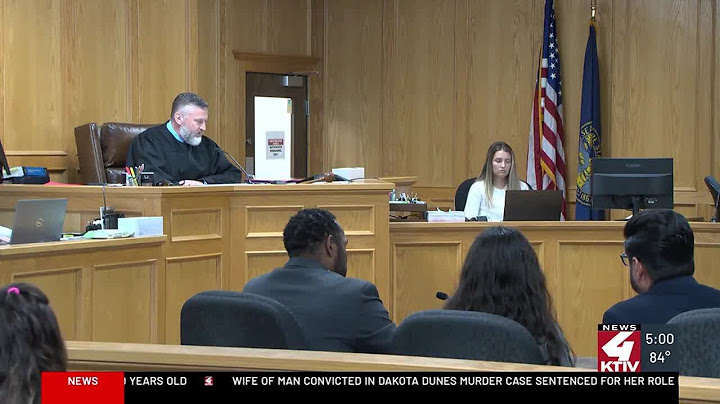 Wife of man convicted in Dakota Dunes murder case sentenced for her role in the crime