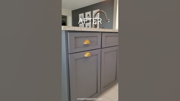 Fast Cabinet Doors, Small Kitchen Remodel, Black Cabinets, Before & After Kitchen #kitchenremodel