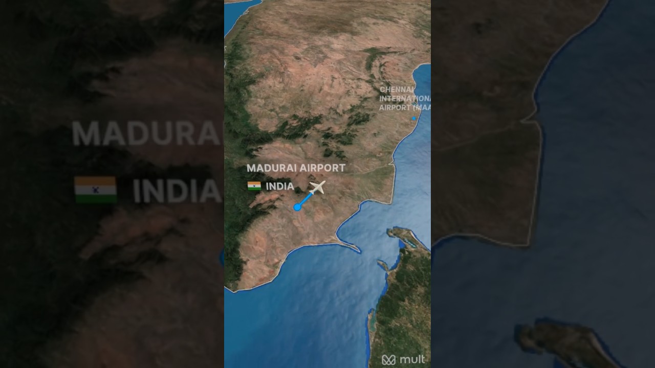 Madurai to Chennai flight travel 