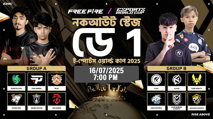 [🔴LIVE] Esports World Cup 2025 – Free Fire : নকআউট স্টেজ ডে ১ ft. @RedHawksOfficials @Flickerz7
