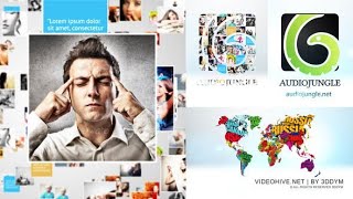Mosaic Logo Sting After Effects Template Videohive 22056401