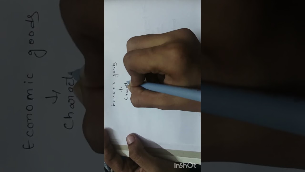 Economics class, topic- economic goods and free goods, class11 ap