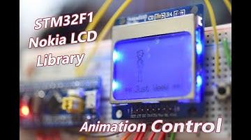 103-STM32F1 Nokia LCD Library: Load text & images into Nokia LCD from BMP file & animation Control