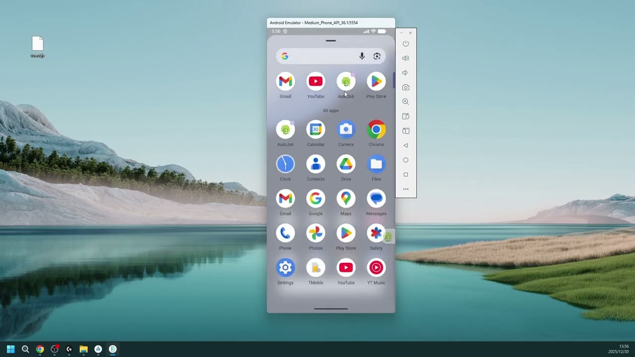 homelab AutoJS6 mobile automation testing custom script pop up window