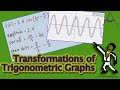 Transformations of Trigonometric Graphs: Amplitude, Period & Phase Shift