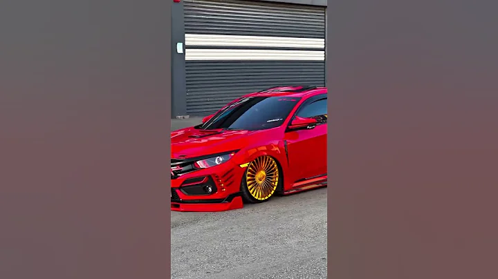 #honda #civic x most expensive gold rims #shorts #trending