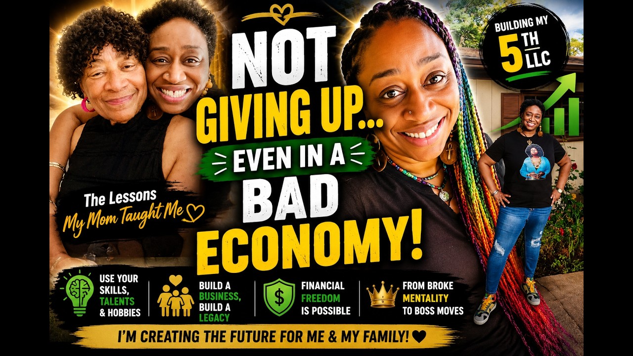 Smiling Black woman entrepreneur promoting the importance of Black family-owned businesses, entrepreneurship, generational wealth, and building a lasting legacy despite today's challenging economy.