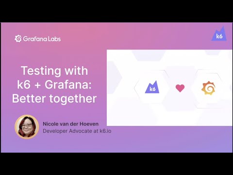 Testing with k6 + Grafana: Better together by Nicole van der Hoeven