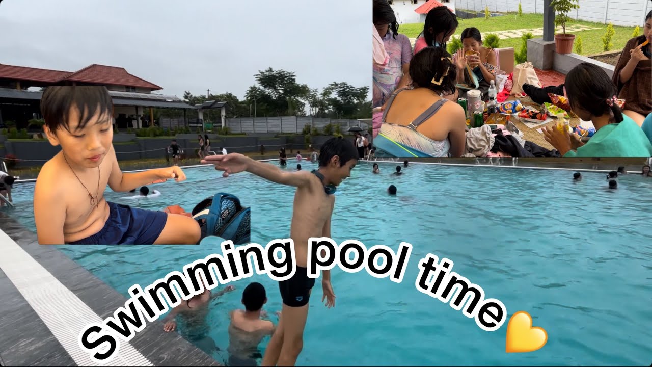 Summer camp students visiting sera jey new swimming pool ❤️ 