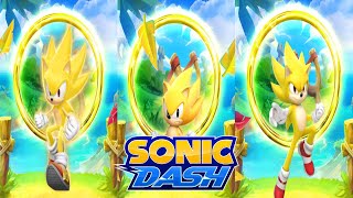 Sonic Dash Gameplay 2024 - SUPER SONIC VS CLASSIC SUPER SONIC VS MOVIE SUPER SONIC