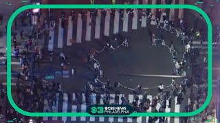 Pro-Palestinian rally in Philadelphia blocks traffic at 20th and Market