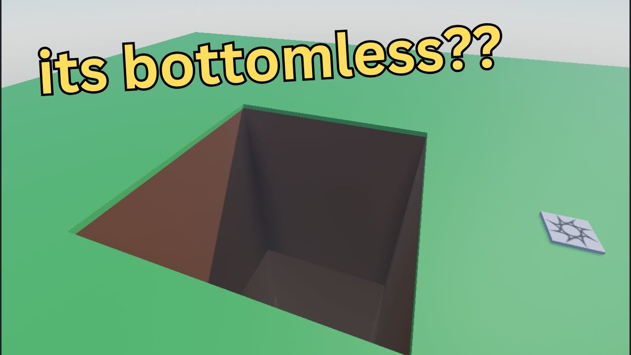 I made a bottomless pit in Roblox - YouTube