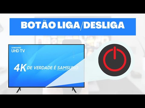 Vídeo: Onde está o botão liga / desliga da TV Samsung Qled?