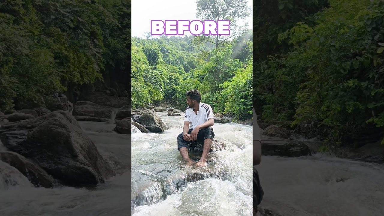 BEFORE AND AFTER 👀💯 #shorts #viralvideo #photoediting