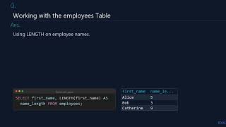 71. LENGTH | Comprehensive Course on SQL