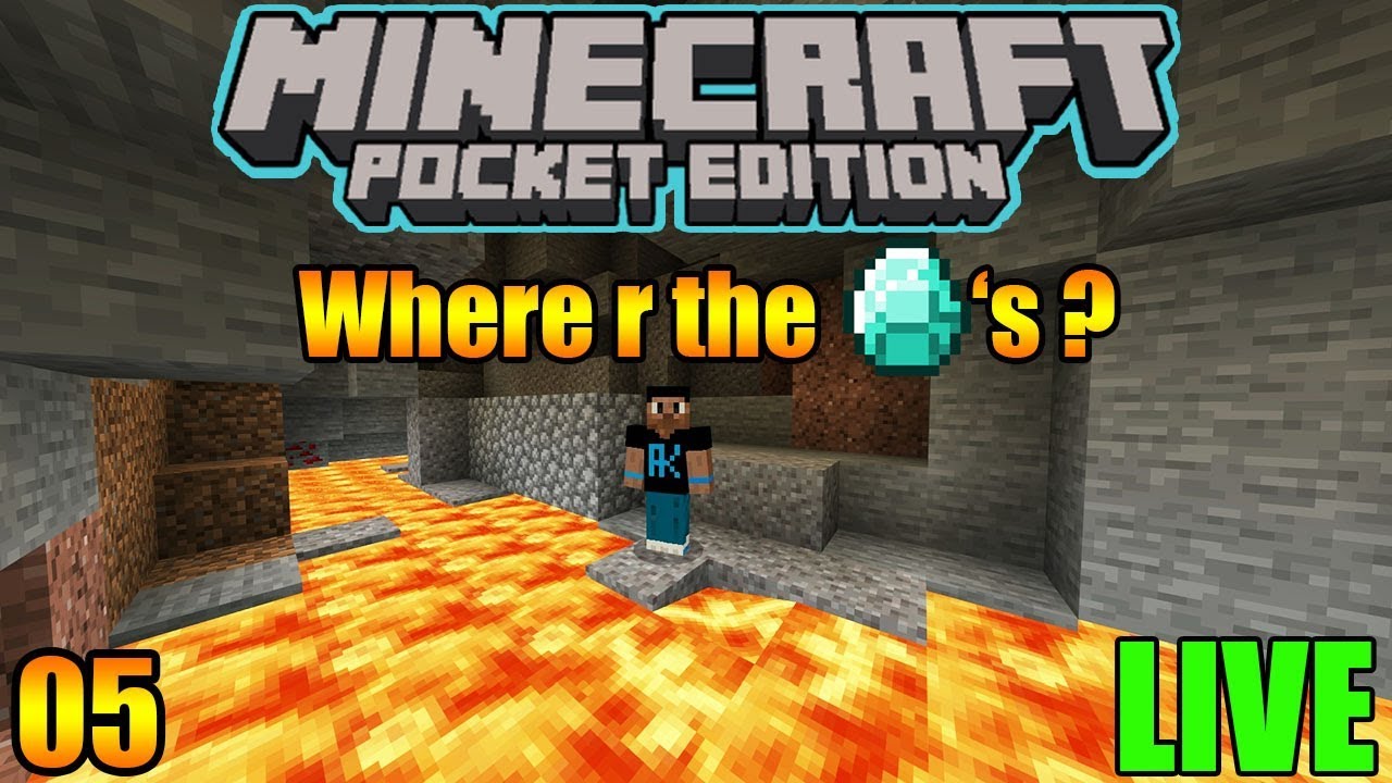 MCPE/Bedrock : "Diamonds ki Khooj" wt Akan22 #05