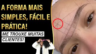 Como Marcar As Sobrancelhas Com Linha Passo a Passo- MARCAÇÃO DE SEOBRANCELHAS DETALHADA