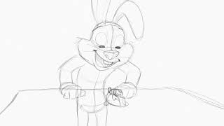 Trying out blender 2D 3D animation feature