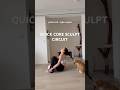 Pilates sculpt abs circuit with light weights &amp; pilates ball… and a cat 🐈 #pilatessculpt #abworkout