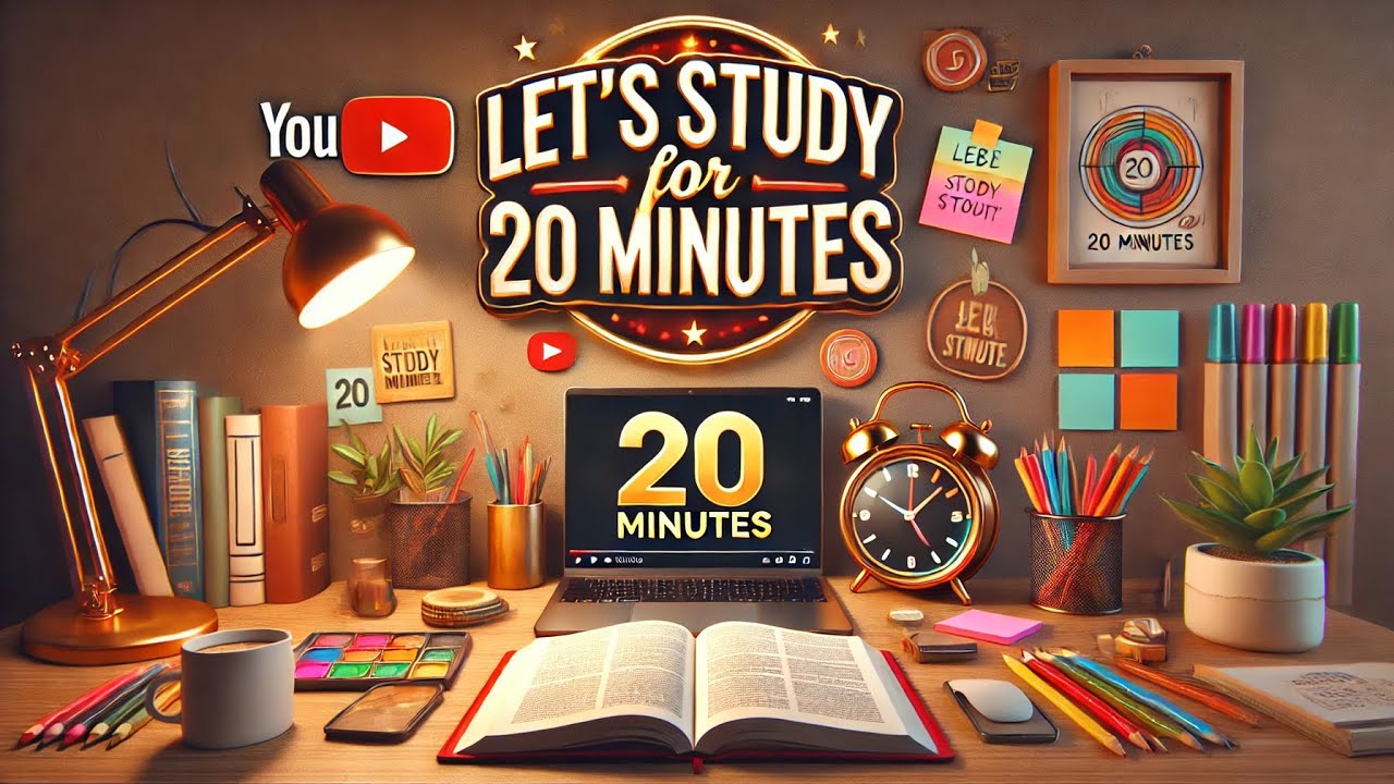 Let’s study with focus for 20 minutes!😎🙌 - YouTube