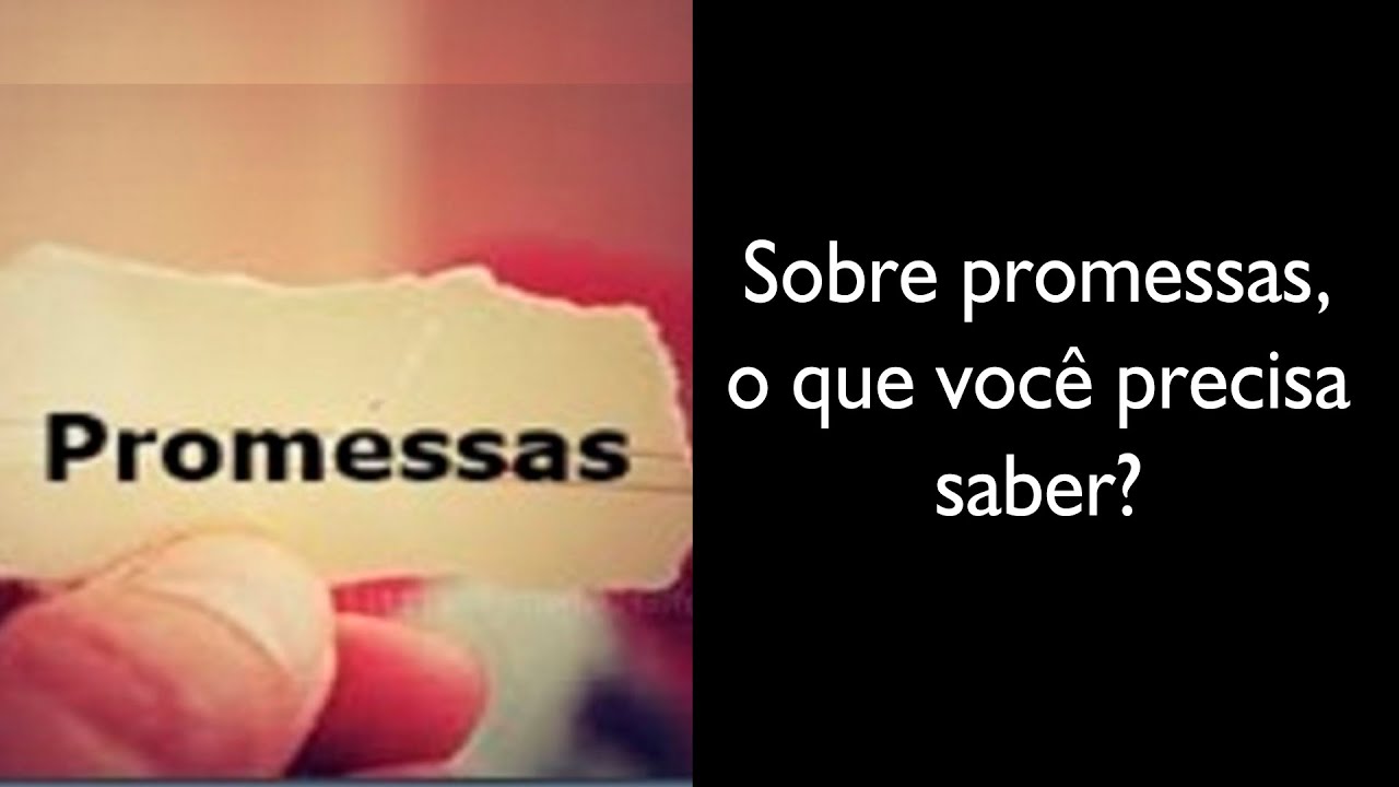 Sobre promessas, o que você precisa saber - YouTube
