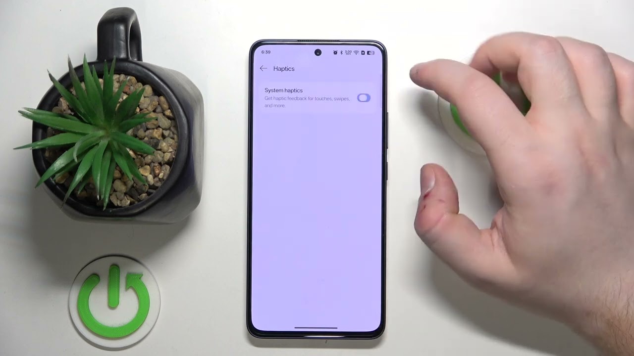 How to Enable or Disable Vibrations on Touch in OPPO A5 Pro