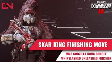 SKAR KING Finishing Moves Showcase, Skar King Whipslashed Unleashed Finisher - COD MW3 Season 3