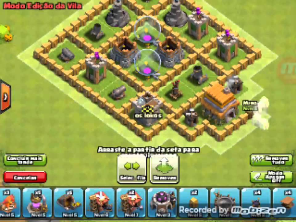 Layout cv 6 Clash of clans - YouTube