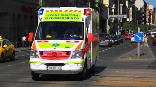 Mentőautó Szent Márton Gyermekmentő Szolgálat Budapest