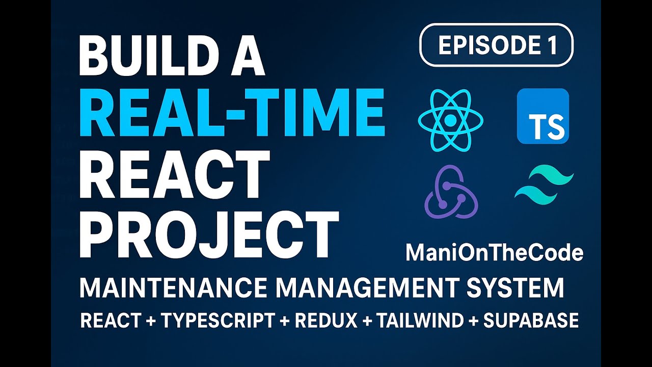 Build Real-Time React Project | Maintenance Management System using ...