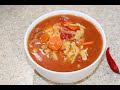 Суп-лапша с помидорами! Всегда просят добавки! Noodle soup with tomatoes! Always asking for more!