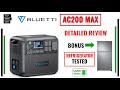 Bluetti ac200max detailed review solar generator