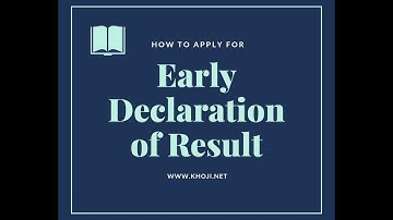 Early Declaration of Result - IGNOU | Fee, Requirements and Process |