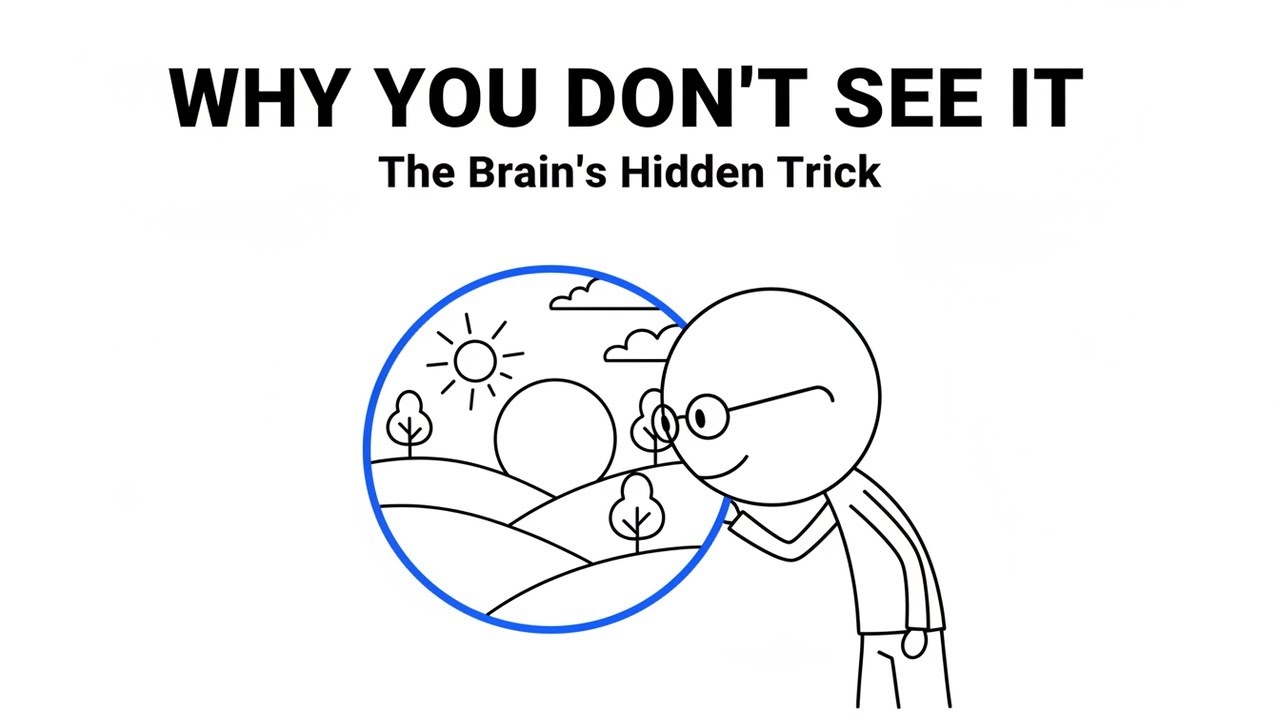 Why You Don’t See Your Blind Spot (The Brain’s Hidden Trick)